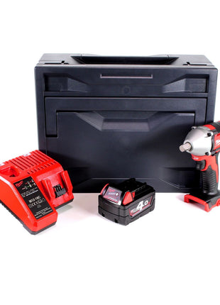 Clé à chocs sans fil Milwaukee M18 BIW12-401M 18V 240 Nm 1/2" + 1x batterie 4,0Ah + chargeur + M-Box