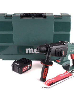 Marteau combiné à batterie Metabo KHA 18 LTX 18V + 1x batterie 5,2Ah + coffret - sans chargeur