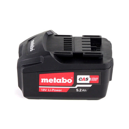 Marteau combiné à batterie Metabo KHA 18 LTX 18V + 1x batterie 5,2Ah + coffret - sans chargeur