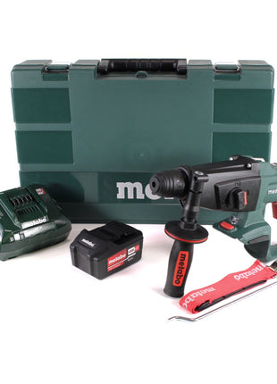 Marteau combiné à batterie Metabo KHA 18 LTX 18V + 1x batterie 5,2Ah + chargeur + mallette