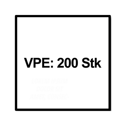 Cheville à expansion Fischer DUOPOWER 6x30mm 200 pièces (2x 555006)