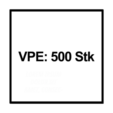 Cheville à expansion Fischer DUOPOWER 6x30mm 500 pièces (5x 555006)