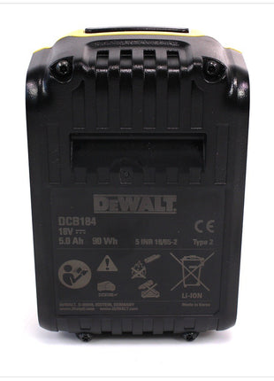 Dewalt DCB 184 Batterie 18 V 5 Ah / 5000 mAh XR Li-Ion