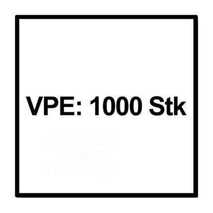 Cheville à expansion Fischer DUOPOWER 6x30mm 1000 pièces (10x 555006)