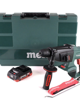 Metabo KHA 18 LTX marteau combiné à batterie 18V + 1x batterie 4,0Ah + coffret - sans chargeur