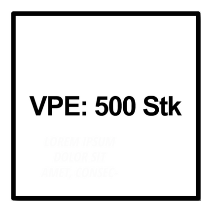 Cheville à expansion Fischer DUOPOWER 10x50mm 500 pièces (10x 555010)