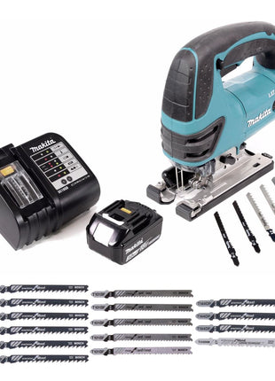 Makita DJV 180 SF1 batterie scie sauteuse 18V + 1x batterie 3,0Ah + chargeur + 21x lame de scie sauteuse