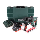 Marteau combiné à batterie Metabo KHA 18 LTX 18V + 2x batteries 8,0Ah + chargeur + mallette