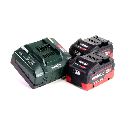 Marteau combiné à batterie Metabo KHA 18 LTX 18V + 2x batteries 8,0Ah + chargeur + mallette