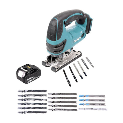 Makita DJV 180 F1 scie sauteuse sur batterie 18V + 1x batterie 3,0Ah + 21x lame de scie sauteuse - sans chargeur