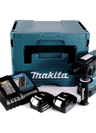 Makita DHR 242 RFJ Marteau perforateur sans fil 18V 2,0J SDS-plus Brushless + 2x batterie 3,0Ah + chargeur + Makpac