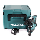 Makita DHR 242 T1J Marteau perforateur sans fil 18V 2,0J SDS-plus Brushless + 1x batterie 5,0Ah + Makpac - sans chargeur