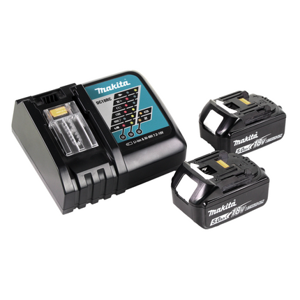 Makita DHR 242 RTJ Marteau perforateur sans fil 18V 2,0J SDS-plus Brushless + 2x batterie 5,0Ah + chargeur + Makpac