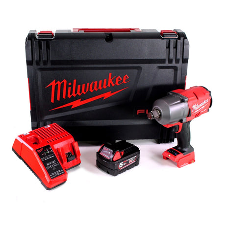 Milwaukee M18 ONEFHIWF34 501X Akku-Schlagschrauber 3/4" 18V 1627Nm + 1x Akku 5,0Ah + HD-Box + Ladegerät