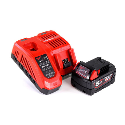 Clé à chocs sans fil Milwaukee M18 ONEFHIWF34 501X 3/4" 18V 1627Nm + 1x batterie 5.0Ah + boîtier HD + chargeur