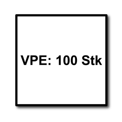 Vis à béton Fischer ULTRACUT FBS II 8x80mm 30/15 100 pièces tête hexagonale SW13 rondelle TX40 galvanisée (536853)