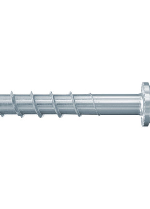 Fischer ULTRACUT FBS II Betonschraube 8x80mm 30/15 50 Stk. Sechskantkopf SW13 U-Scheibe TX40 galvanisch verzinkt ( 536853 ) + Stahl Beton Bohrer SDS-Plus 10x215 ( B-58213 )