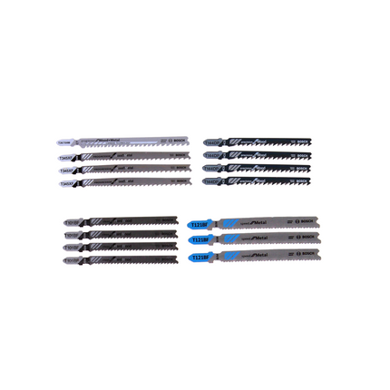 Scie sauteuse DIY Bosch PST 670 (CT) 500 W + jeu de lames de scie sauteuse Bosch 15 pièces. + valise