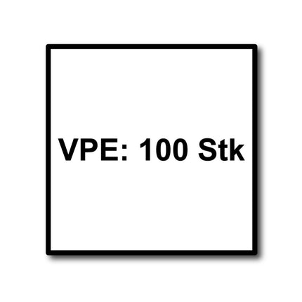 Vis à béton Fischer ULTRACUT FBS II 8x80mm 30/15 100 pièces tête hexagonale SW13 rondelle TX40 galvanisée (536853) + foret à béton en acier SDS-Plus 10x215 (B-58213).
