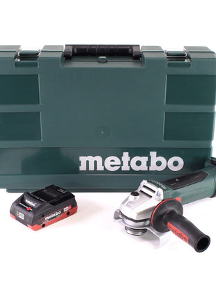 Metabo W 18 LTX 125 Meuleuse d'angle rapide 18V 125mm + 1x batterie 4,0Ah + coffret - sans chargeur