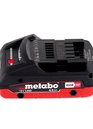 Metabo W 18 LTX 125 Meuleuse d'angle rapide 18V 125mm + 1x batterie 4,0Ah + coffret - sans chargeur