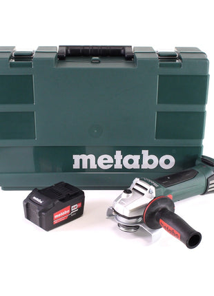 Metabo W 18 LTX 125 Meuleuse d'angle rapide 18V 125mm + 1x batterie 5,2Ah + coffret - sans chargeur