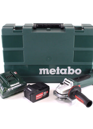 Metabo W 18 LTX 125 Meuleuse d'angle rapide 18V 125mm + 1x batterie 5,2Ah + chargeur + mallette