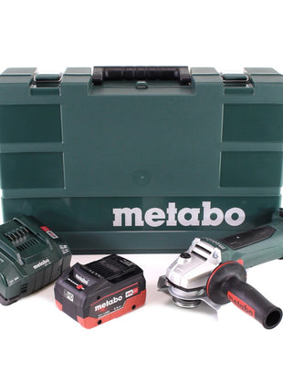 Metabo W 18 LTX 125 Meuleuse d'angle rapide 18V 125mm + 1x batterie 5,5Ah + chargeur + mallette