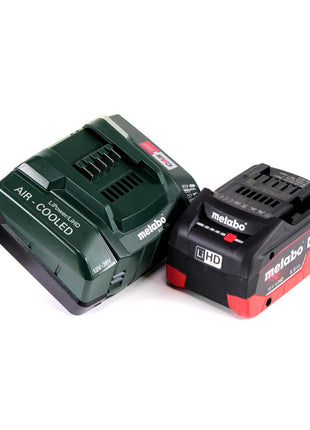 Metabo W 18 LTX 125 Meuleuse d'angle rapide 18V 125mm + 1x batterie 5,5Ah + chargeur + mallette