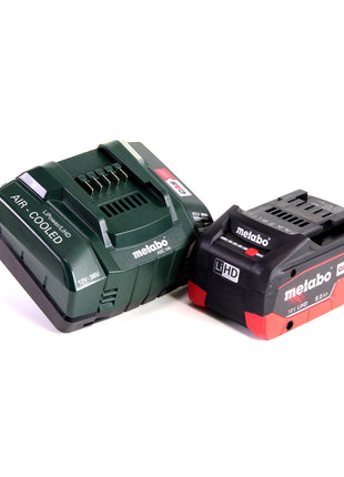 Metabo W 18 LTX 125 Meuleuse d'angle rapide 18V 125mm + 1x batterie 8,0Ah + chargeur + mallette