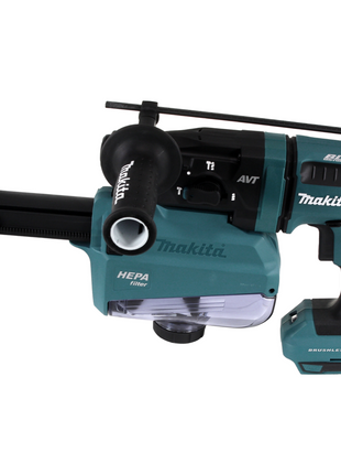 Makita DHR 182 RWTJ Perforateur-Burineur sans fil 18V 1,7J SDS-plus Brushless + 2x Batteries 5,0Ah + Chargeur + Extracteur de poussière + Coffret Makita Makapac