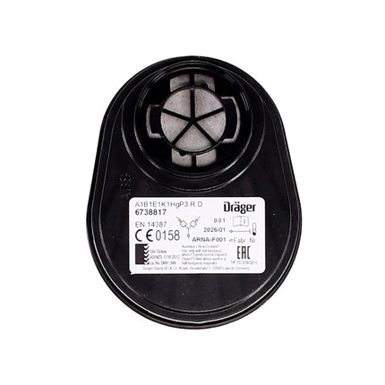 Dräger Set X-plore filtre combiné baïonnette 8 pièces (4x 6738817) pour