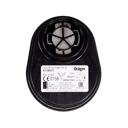 Dräger X-plore 3500 S Demi-masque respiratoire pour filtre à baïonnette de taille S - sans Filtre