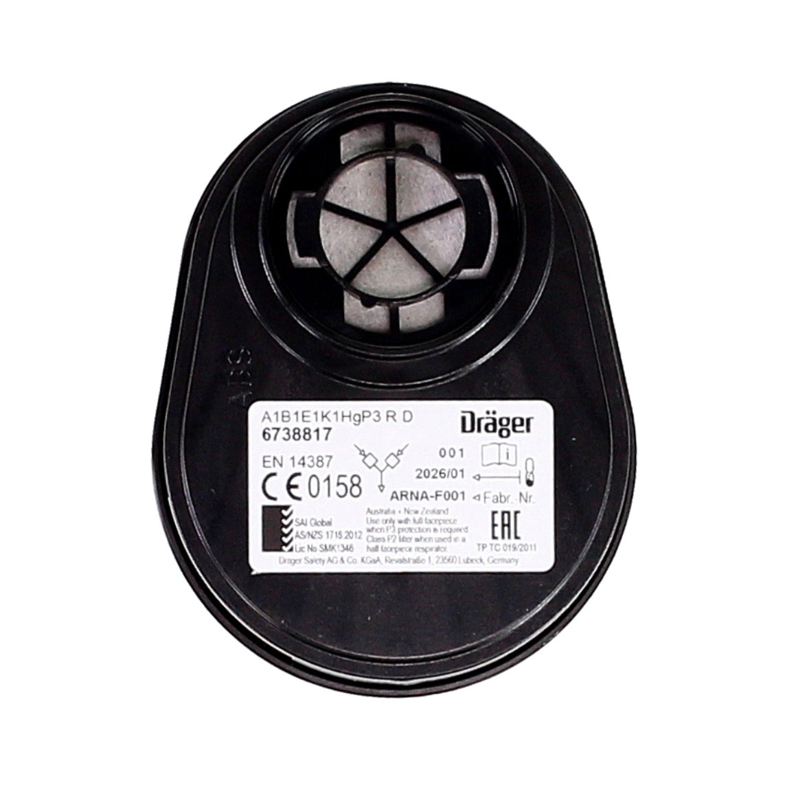 Dräger X-plore 3300 S Demi-masque de protection respiratoire pour filtre à baïonnette taille S - sans filtre