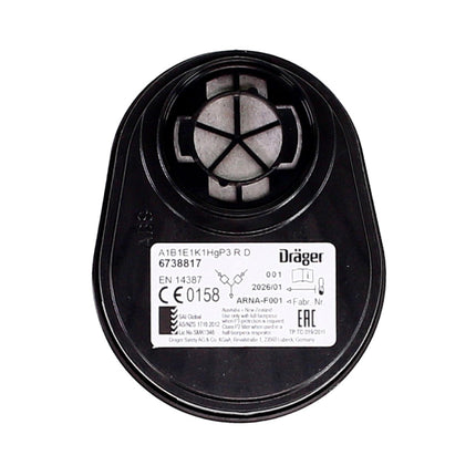 Dräger X-plore 3300 S Demi-masque de protection respiratoire pour filtre à baïonnette taille S - sans filtre