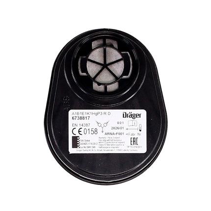 Dräger X-plore 3300 L Demi-masque respiratoire pour filtre à baïonnette taille L - sans filtre