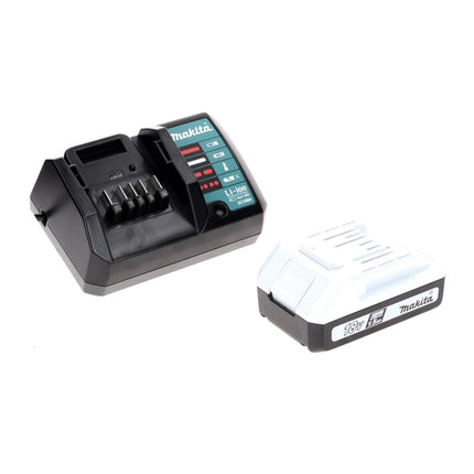 Makita HP 457 DW ( G-Serie ) Perceuse-visseuse à percussion sans fil 18 V 42 Nm + 1x Batterie 1,5 Ah + Chargeur + Coffret