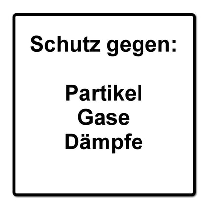 Masque respiratoire Dräger X-plore 3300 L demi-masque pour filtre à baïonnette taille L + 2x filtre à gaz X-plore A2 filtre à baïonnette (6738873)
