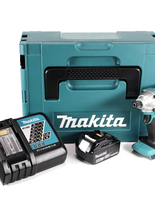 Makita DTD 156 RG1J Akku Schlagschrauber 18V 155Nm + 1x Akku 6,0Ah + Ladegerät + Makpac - Toolbrothers