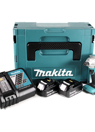 Makita DTD 156 RGJ Akku Schlagschrauber 18V 155Nm + 2x Akku 6,0Ah + Ladegerät + Makpac - Toolbrothers