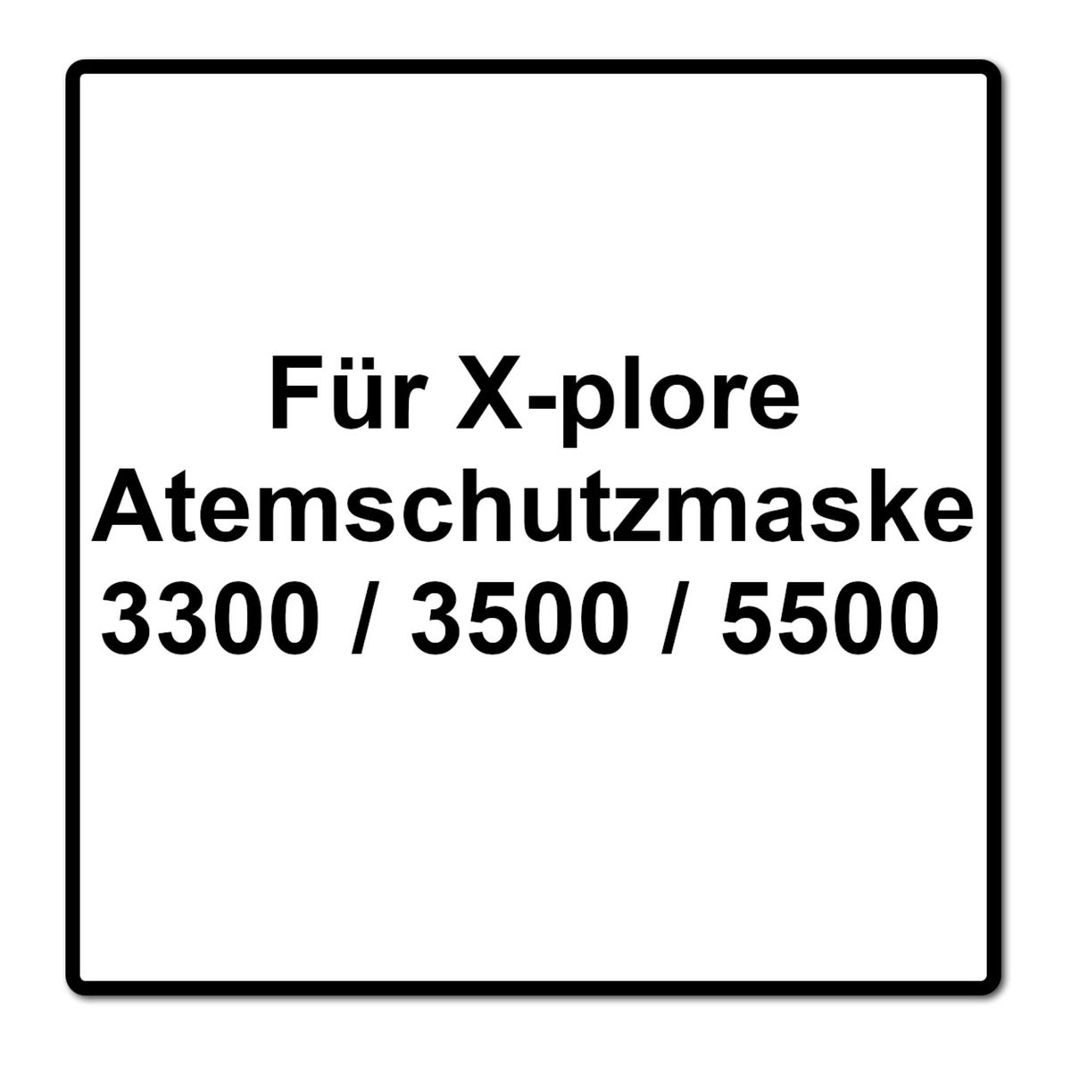 Dräger X-plore P3 R Filtres à baïonnette pour X-plore 3300 / 3500 / 5500 ( 6738011 )