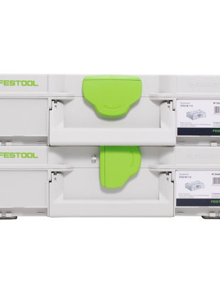 Festool Systainer Set 2x SYS3 M 112 ( 2x 204840 ) 7,7 Liter 396x296x112mm Werkzeugkoffer koppelbar - Toolbrothers