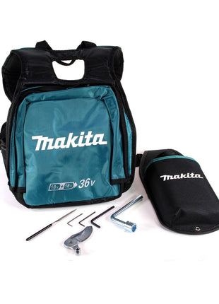 Tijeras de podar a batería Makita DUP 361 PT2 36 V (2x 18 V) + 2x baterías 5,0 Ah + cargador doble + bolsa