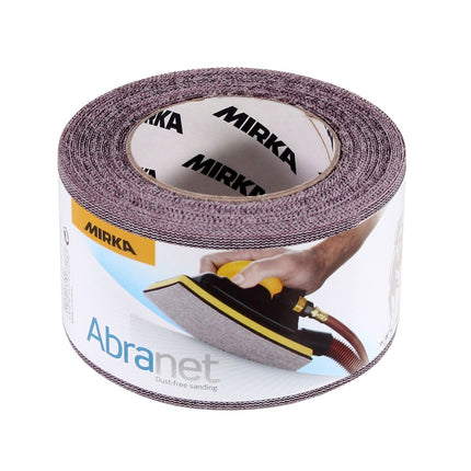 Mirka ABRANET Rouleau d'Abrasif  Velcro 75 mm x 10 m P120  (545BI001123R)