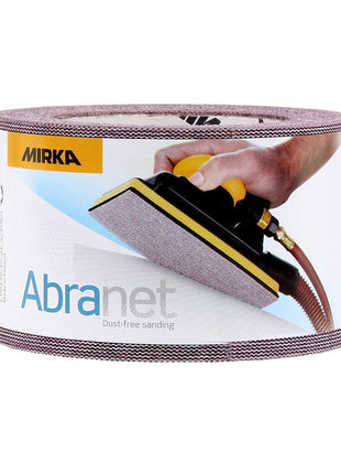 Mirka ABRANET Rouleau de papier abrasif 75 mm x 10 m P240 Klett (545BI001253R)