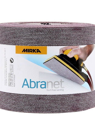 Mirka ABRANET Rouleau de papier abrasif 115 mm x 10 m P180 Klett (545BY001803R)