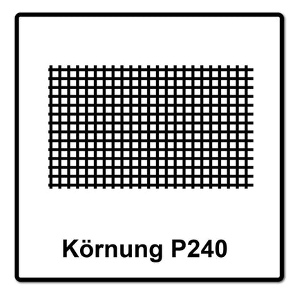 Mirka ABRANET Rouleau de papier abrasif 115 mm x 10 m P140 Klett  (545BY001253R)