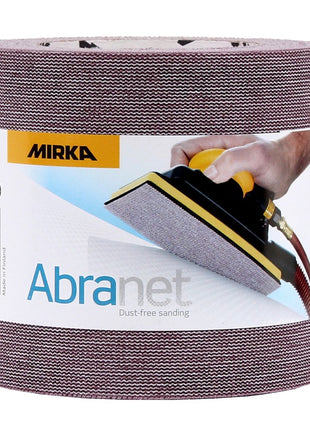 Mirka ABRANET Rouleau de papier abrasif 115 mm x 10 m P140 Klett  (545BY001253R)