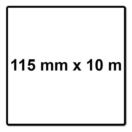 Mirka ABRANET Rouleau de papier abrasif 115 mm x 10 m P320 Klett (545BY001323R)