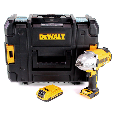 Clé à chocs sans fil Dewalt DCF 899 HT 1/2" 18V 950Nm anneau HOG sans balais + 1x batterie 2,0Ah + TSTAK - sans chargeur